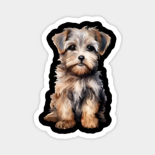 Puppy  Dandie Didmond Terrier Magnet