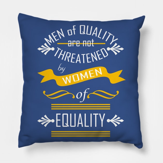 SKILLHAUSE - MEN OF QUALITY Pillow by DodgertonSkillhause