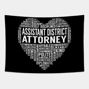 Assistant District Attorney Heart Tapestry