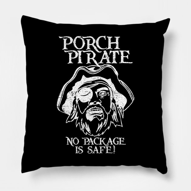 Porch Pirate (inverted) [Rx-Tp] Pillow by Roufxis