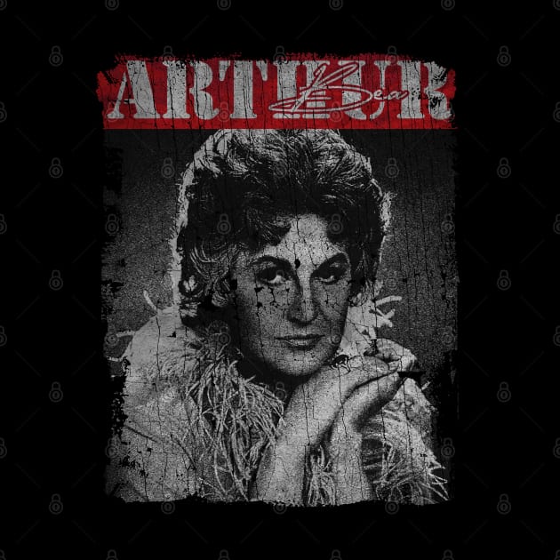 TEXTURE ART - Bea Arthur Golden by ZiziVintage