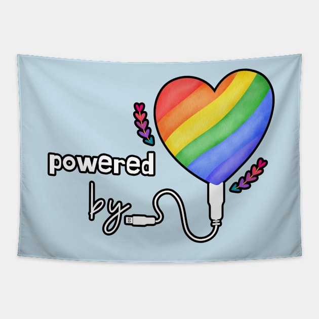 Powered by Pride Tapestry by leBoosh-Designs