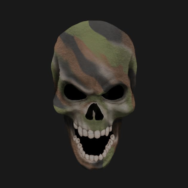 Camo skull by 752 Designs