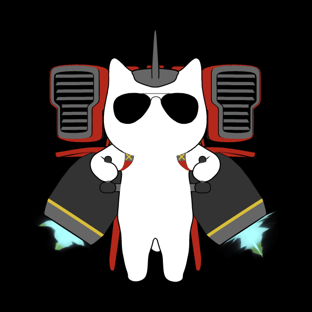 Jetpack Cat by dillongoo