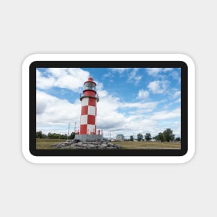 A light house on display Magnet