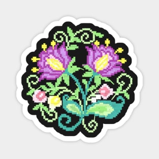 Floral traditional design 04 Magnet