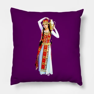 Armenian Lady Ararat Pillow