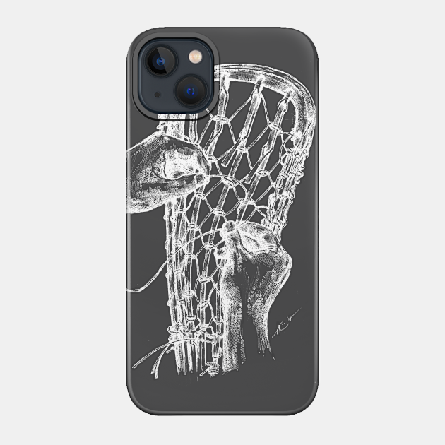 Patient. Proficient. Persistent. (WHITE) - Lacrosse - Phone Case