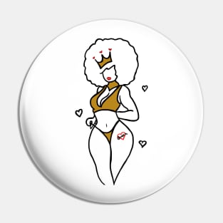 Queen of HEARTS Pin