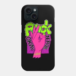 Ok Hand Sign rock Phone Case