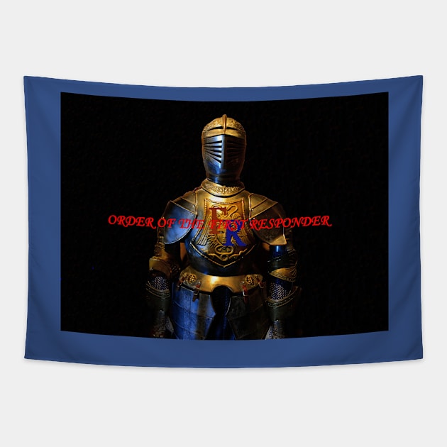 Oder of the First Responder design B Tapestry by dltphoto