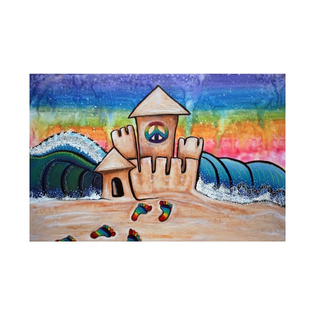 Hippie Sand Castle by barbosaart