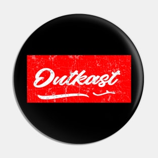 outkast red vintage Pin