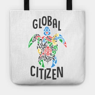 Global citizen turtle Tote