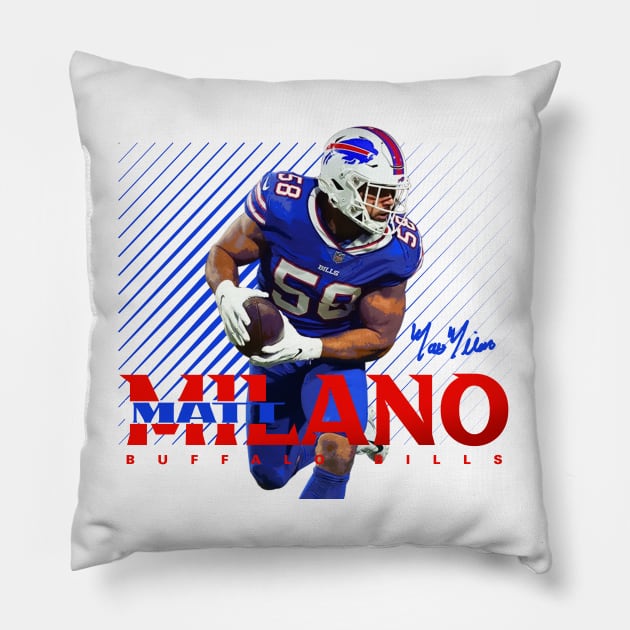 Matt Milano Pillow by Juantamad