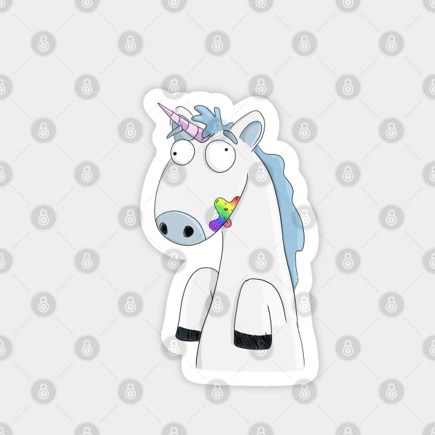 Unicorn Vomit Magnet by Shmoodle