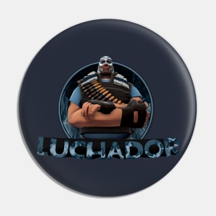 Blu Heavy - El Luchador Pin