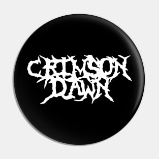 Crimson Dawn (White) Pin