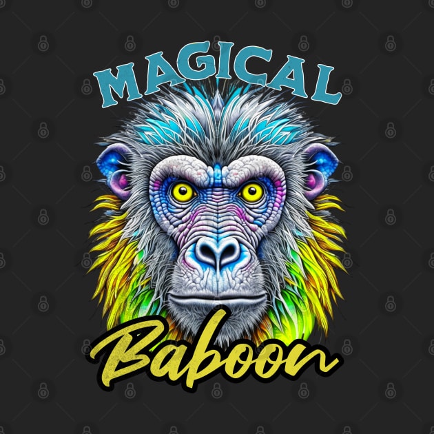 Magical Baboon by alcoshirts