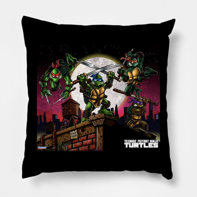 Ninja Turtles Pillow by Ale_jediknigth