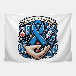 Resilience and Hope: Type 1 Diabetes Awareness Tapestry