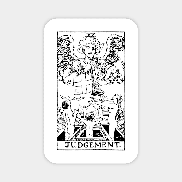 Judgement Tarot Card Magnet by vintage-glow