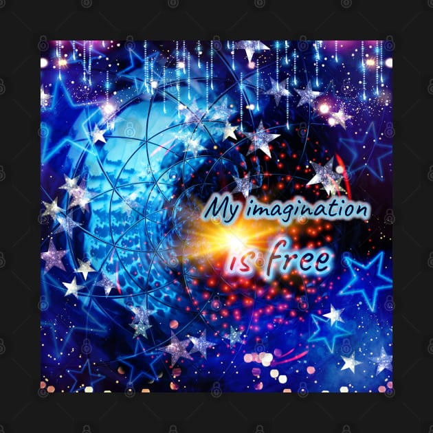 MY IMAGINATION IS FREE by Begoll Art