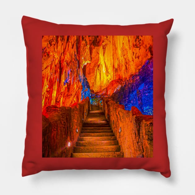 Stairway to hell S Pillow by kall3bu