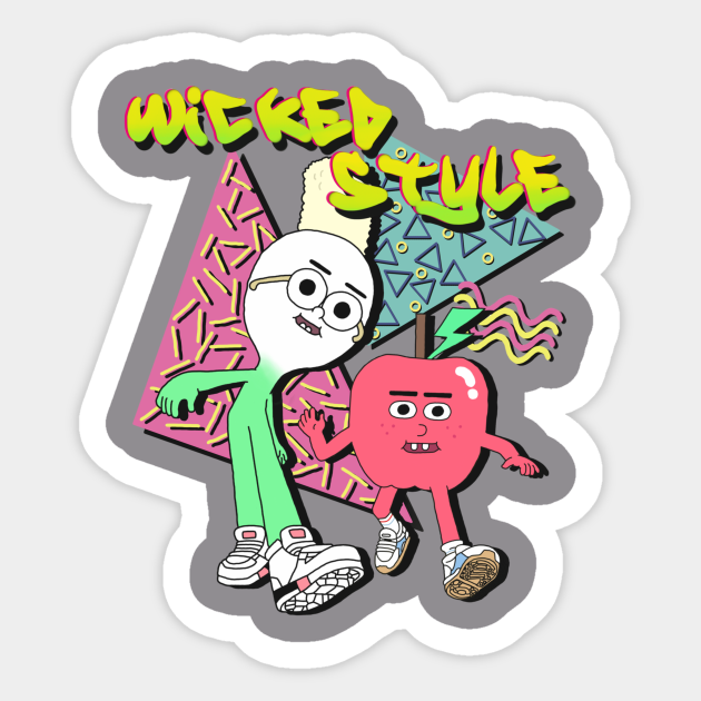 Wicked Style - Apple And Onion - Sticker