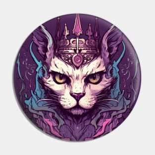 Evil cat Pin