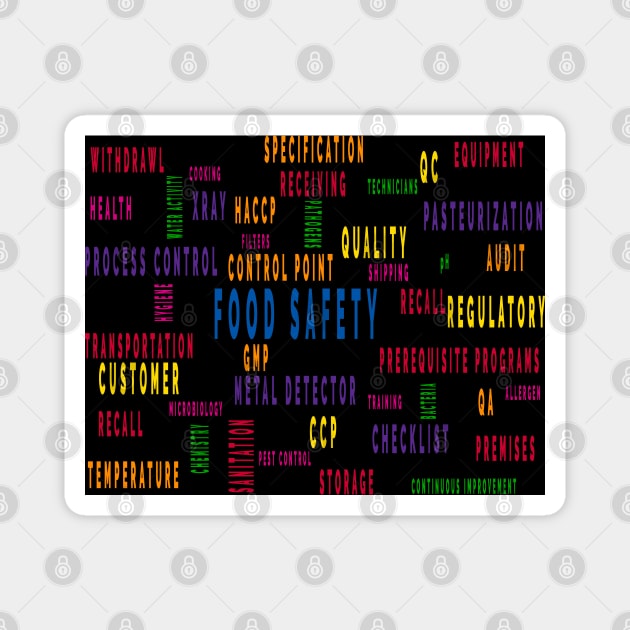 World Food Safety Day Poster Magnet by Danielleroyer