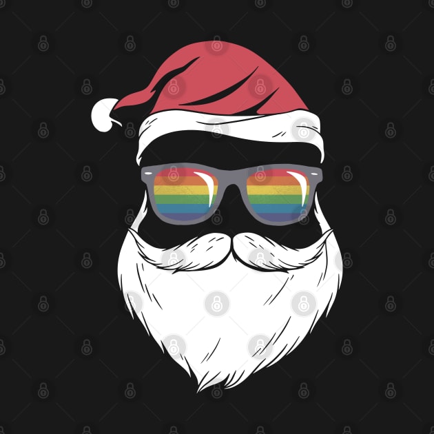 Gay Santa Glasses by Christyn Evans