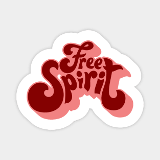 Free Spirt - RED VERSION Magnet