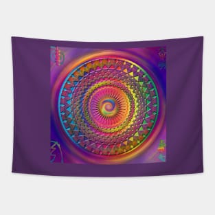 Sun Mandala (Healing Arts-Reiki Symbols) Tapestry