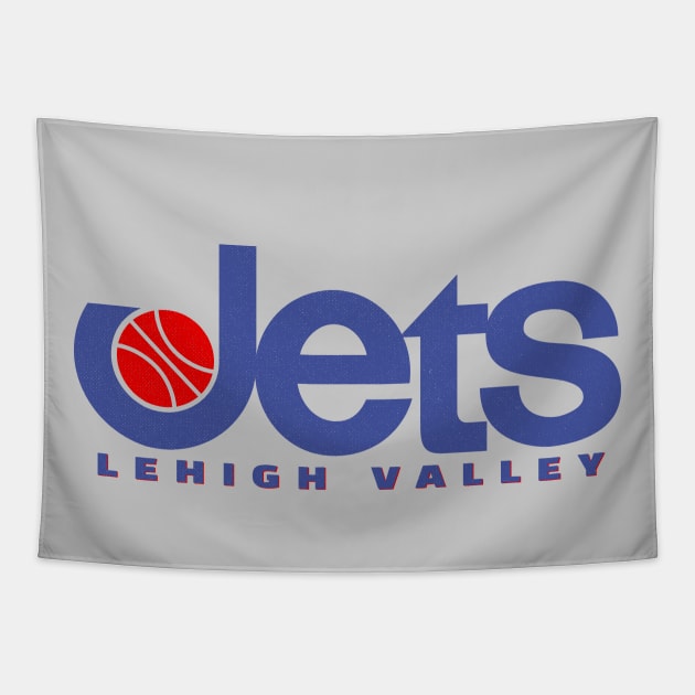 Defunct Lehigh Valley Jets CBA Basketball 1979 Tapestry by LocalZonly