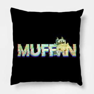 Muffin Glitch Pillow