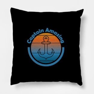 Captain Amazing Drop Anchor Sailing Pillow