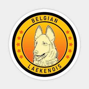 Belgian Laekenois Dog Portrait Magnet