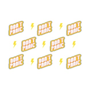 Don't Panic Lightning Bolts T-Shirt