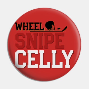 Letterkenny - Wheel Snipe Celly Hockey Shamrocks Pin