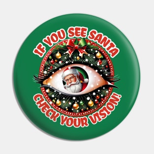 Nurse Christmas Ophthalmology a Ophthalmic Nurse Nursing Pin