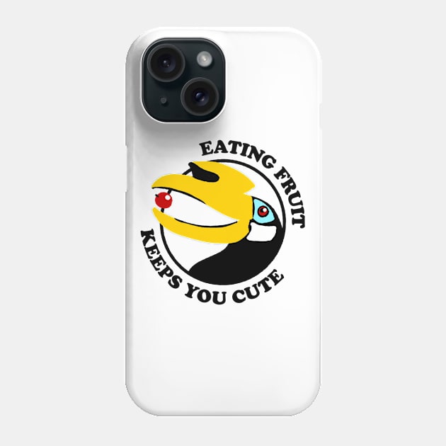 Eat Like A Bird Phone Case by Jacfruit