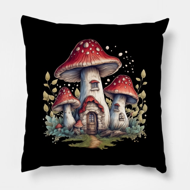 Asthetic Cottagecore Goblincore Pillow by Infinitee Shirts