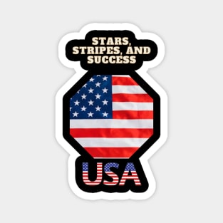 Stars, Stripes, and Success Magnet