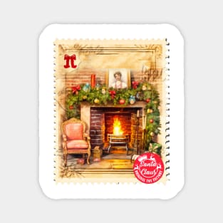 Christmas stamp Magnet