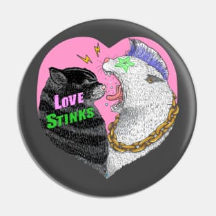 Love Stinks Pin