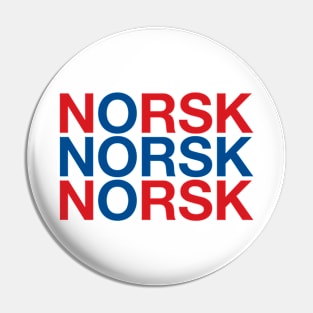 NORSK Norwegian Flag Pin