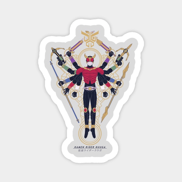 Kamen RIder Kuuga Magnet by marchofvenus