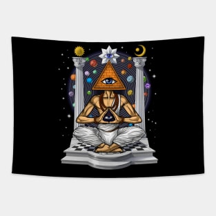 Illuminati Pyramid Tapestry