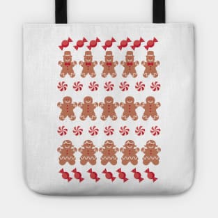 Gingerbread Man Cookies Ugly Christmas Sweater Shirt Tote